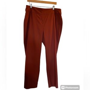 Cynthia Rowley Burnt Orange Straight-Leg Pants